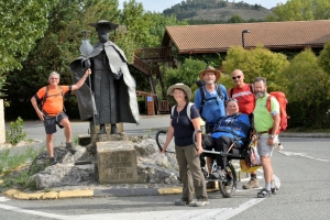 Crédit &quot;Compostelle en Joëlettes&quot;.