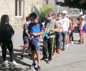 Les écoliers de Grazac participent aux Virades de l’espoir