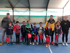 Monistrol-sur-Loire : 8 jeunes joueurs de 8-10 ans au tournoi multi-chances