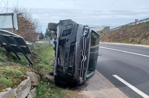 Monistrol-sur-Loire : il perd le contrôle et arrache une clôture près de la déchetterie