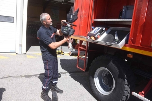 Fay-sur-Lignon : les pompiers testent un nouveau véhicule polyvalent