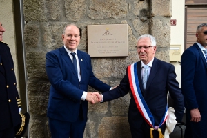 A Saint-Pal-de-Chalencon, le prince Albert de Monaco remonte le temps