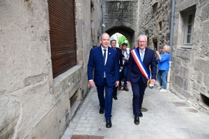 A Saint-Pal-de-Chalencon, le prince Albert de Monaco remonte le temps