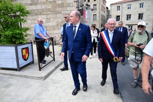 A Saint-Pal-de-Chalencon, le prince Albert de Monaco remonte le temps