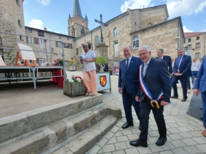 A Saint-Pal-de-Chalencon, le prince Albert de Monaco remonte le temps