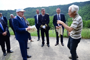 A Saint-Pal-de-Chalencon, le prince Albert de Monaco remonte le temps