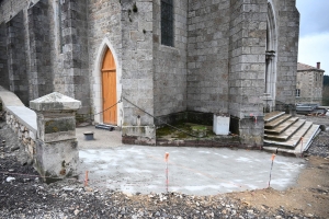 Saint-Julien-Molhesabate : les travaux d&#039;aménagement font ressortir l&#039;eau