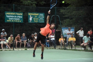 Tennis : Rémi Boutillier a laissé passer l&#039;orage en finale du tournoi de Tence