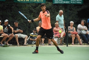 Tennis : Rémi Boutillier a laissé passer l&#039;orage en finale du tournoi de Tence