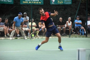 Tennis : Rémi Boutillier a laissé passer l&#039;orage en finale du tournoi de Tence