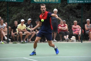 Tennis : Rémi Boutillier a laissé passer l&#039;orage en finale du tournoi de Tence