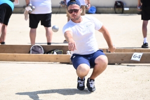 Pétanque : 128 doublettes au départ, 16 qualifiées au Régional de Sainte-Sigolène