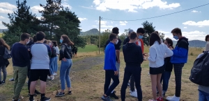 Yssingeaux : l&#039;ascension du Montpinoux comme intégration pour les lycéens de Saint-Gabriel