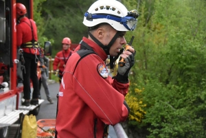 Pompiers de la Loire et de la Haute-Loire sur un entraînement périlleux à Yssingeaux et Grazac