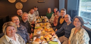 Saint-Maurice-de-Lignon : le petit-déjeuner avant le banquet pour la classe 93