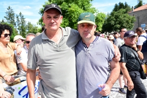 Christian Paillet et René Suc, tous deux surnommés &quot;Turlot&quot; se sont affrontés en finale du concours de pétanque