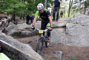 Saint-Maurice-de-Lignon : Johan Pabiou décroche le titre régional de VTT trial