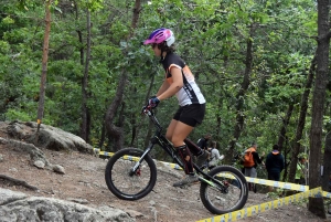 Saint-Maurice-de-Lignon : Johan Pabiou décroche le titre régional de VTT trial