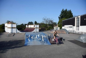 Monistrol-sur-Loire : une nouvelle rampe pour les skateurs au Monteil