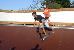 Monistrol-sur-Loire : une nouvelle rampe pour les skateurs au Monteil