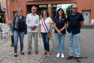 Patricia Goudard et les adjoints