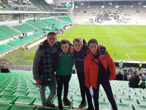 Saint-Pal-de-Mons : quatre jeunes rencontrent les footballeurs de l&#039;ASSE