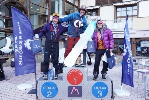 Didier 2e ; Eloi 1er Christelle 3e Crédit DR