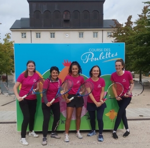 Le club de tennis d&#039;Yssingeaux mobilisé pour la Course des poulettes