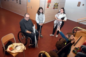 Monistrol-sur-Loire : les écoliers sensibilisés au monde du handicap