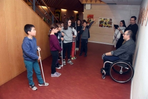 Monistrol-sur-Loire : les écoliers sensibilisés au monde du handicap