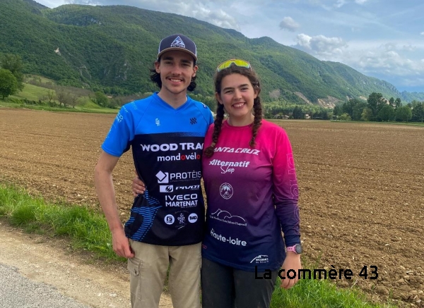 Louise Duwez et Antoine Coche Crédit Vélo Club du Velay||