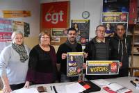 Marie Mouleier, Véronique Serve, Fabrice Souveton, Noël Charra, André Desfonds font partie de l&#039;UL CGT sigolènoise.