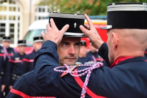 Mathieu Lartaud prend la tête de 700 pompiers de tout l&#039;Yssingelais