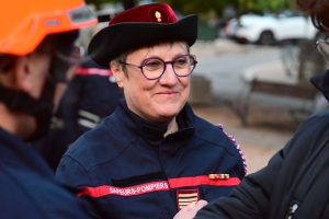 Mathieu Lartaud prend la tête de 700 pompiers de tout l&#039;Yssingelais