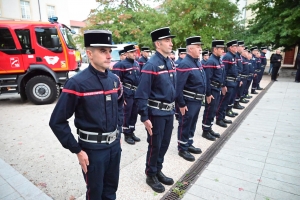 Mathieu Lartaud prend la tête de 700 pompiers de tout l&#039;Yssingelais