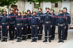 Mathieu Lartaud prend la tête de 700 pompiers de tout l&#039;Yssingelais