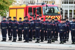 Mathieu Lartaud prend la tête de 700 pompiers de tout l&#039;Yssingelais