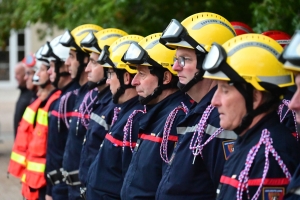 Mathieu Lartaud prend la tête de 700 pompiers de tout l&#039;Yssingelais