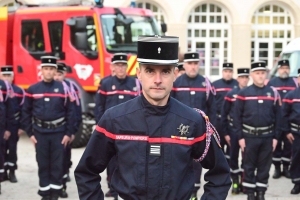 Mathieu Lartaud prend la tête de 700 pompiers de tout l&#039;Yssingelais