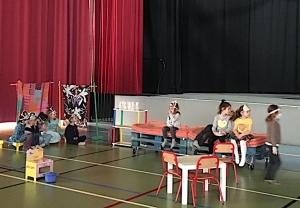 Les maternelles de l’école de Grazac font leur spectacle