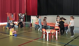 Les maternelles de l’école de Grazac font leur spectacle