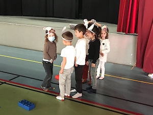 Les maternelles de l’école de Grazac font leur spectacle