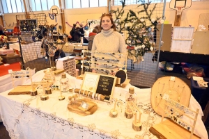 Bas-en-Basset : 63 exposants sont installés au marché de Noël au gymnase