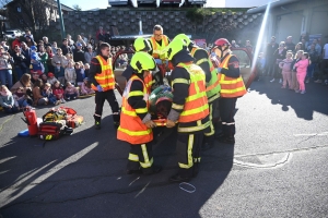 Saint-Julien-Chapteuil : le grand public au plus près d&#039;une intervention des pompiers