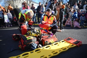 Saint-Julien-Chapteuil : le grand public au plus près d&#039;une intervention des pompiers