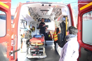 Saint-Julien-Chapteuil : le grand public au plus près d&#039;une intervention des pompiers