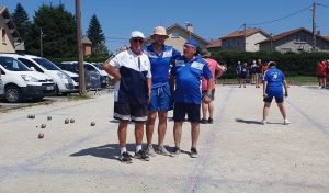 26 triplettes au challenge de boules lyonnaises à Montfaucon-en-Velay