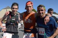 Le podium du 30 km : Mickaël Guion, Gilles Guichard et Patrick Bringer.