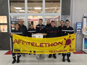 Monistrol-sur-Loire : les jeunes sapeurs-pompiers s&#039;investissent pour le Téléthon