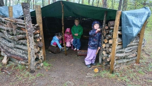 Au Petit Bois sous la pluie